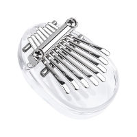 8 Key Kalimba Mini เปียโนนิ้วหัวแม่มือนิ้วมือเปียโนอะคริลิคใสนิ้วมือคีย์บอร์ดเครื่องดนตรี