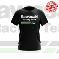 [Ready Stock] Baju Motor Kawasaki Racing Team Vintage Motocycle T Shirt