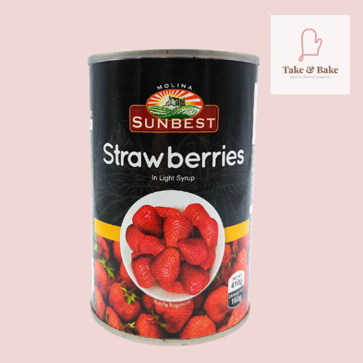 Sunbest Strawberries (in light syrup) 410g Lazada PH