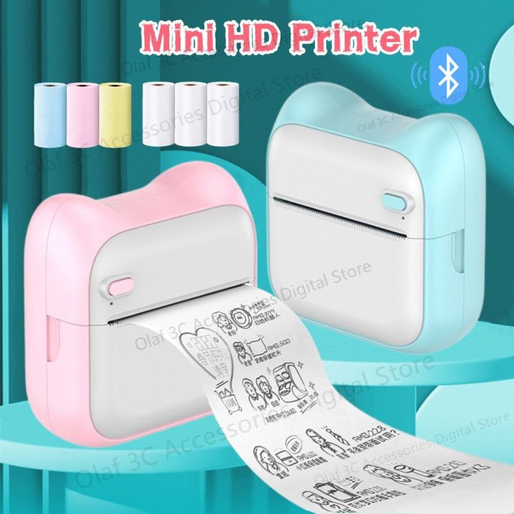 A31 Mini Printer Label Portable Thermal Printers Inkless Bluetooth ...