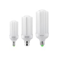 【⊕Good quality⊕】 aojia6891 พีซีโป๊ะกระจายแสง Ac220v 110V หลอดไฟข้าวโพด Led เปลวไฟไม่กระพริบ Pelindung Mata 10W 15W 20W 30W E14 B22โคมไปตั้งโต๊ะหลอดไฟ