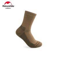 Naturehike Merino ถุงเท้า ผ้าวูล มุมขวา หนา อบอุ่น สําหรับผู้ชายและผู้หญิง เดินป่า ตั้งแคมป์ กลางแจ้ง