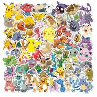 50/100PCS Pokemon Stickers Suitcase Stickers for Kids Laptop Cute Anime Childrens Pack Waterproof Cool Funny Skateboard Classic