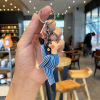 การ์ตูนแยกพวงกุญแจคู่รักจี้ญี่ปุ่นCreativeยิมนาสติกบุคลิกภาพรถKey Chain