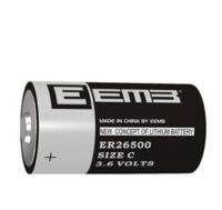 ER26500 EEMB 3.6V ประเภท C ลิเธียมไทโอนิลคลอไรด์ (Li-SOCl2) แบตเตอรี่ควบคุมอุตสาหกรรม2023/1ชิ้น