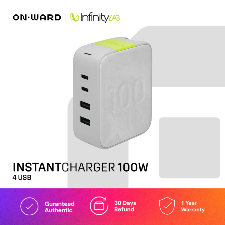 InfinityLab InstantCharger 100W 4 USB Lazada PH