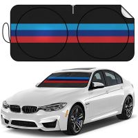 【LZ】 Tri-Color Car Windshield Sunshade Cover Protector Front Window Sun Shade Parasol For BMW X1 X2 X3 X4 X5 X6 I8 1 2 3 4 5 Series