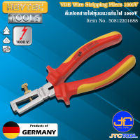 Heytec คีมปอกสายไฟหุ้มฉนวนกันไฟ 1000V รุ่น 50812201688 - VDE Wire Stripping Pliers 1000V Model 50812201688