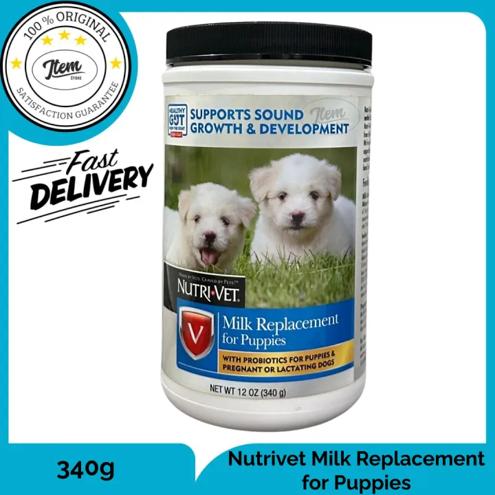 NUTRIVET MILK REPLACEMENT FOR PUPPIES 340g Lazada PH