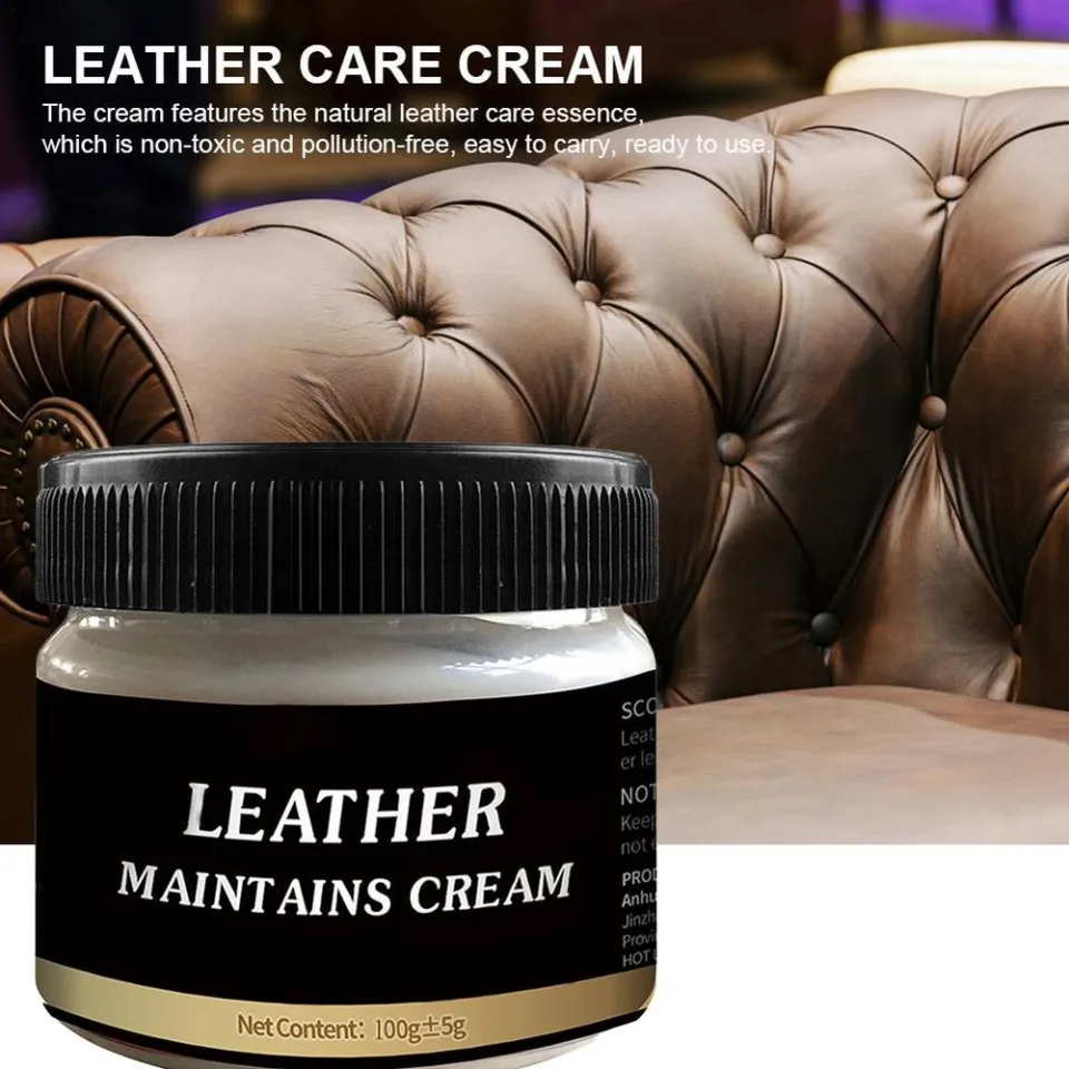 Car Leather Care Cream Conditioner For Leather Repair Polishing