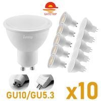 10PCS Spot Foco Gu10 GU5.3 Spotlight  AC220V 3000K/4000K/6000K LED Light Lamp For Home Decoration Bulbs  LEDs  HIDs