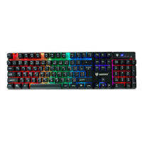 NUBWO SAVAGE GAMING KEYBOARD NK-18 RUBBER DOME SWITCH / 12 HOT KEYS / LED SOUND LIGHT คีบอร์ดเกมส์มิ่ง มีไฟ !!! MUST HAVE !!! # NUBWO GAMING