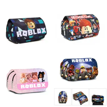 Roblox Pencil Case Cartoon Big Capacity Pencil Pouch Stationery Bag  Supplies Box Portable Office Pencil Case For Girls Boys