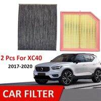 2Pcs Car Air Filter Cabin Filter for VOLVO XC40 1.5T T3 2.0T D4 T4 T5 2017 2018 2019 2020 31474521 31497285 8888475602