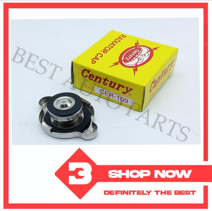 Century Radiator Cap Small Type 0.9 kgf/cm3 88 kpa (RC101) CER-109 ...