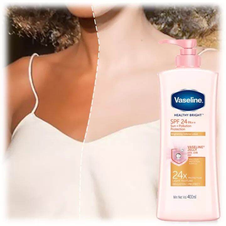 Hand Body Vaseline Healthy White / Bright UV Extra Brightening / Lotion