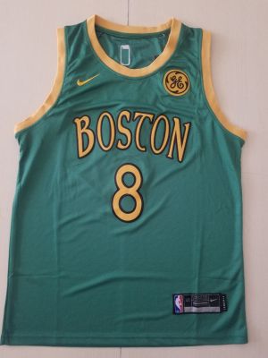 Ready Stock Ready Stock Mens No 8 Kemba Walker Boston Celtics Swingman Jersey - Green