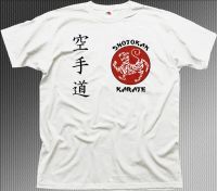 Shotokan Karate Martial ใหม่ผู้ชายแฟชั่นโพลีเอสเตอร์แขนสั้นคอกลมเสื้อยืดเสื้อยืด