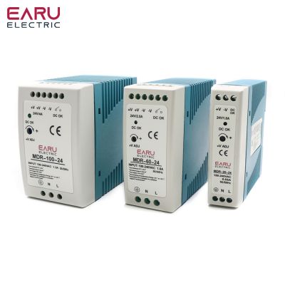 ┇№ MDR-10W 20W 40W 60W 100W AC100-240V Input Mini Din Rail Switch Power Supply Voltage Transformer DC 5V 12V 15V 24V 48V Output
