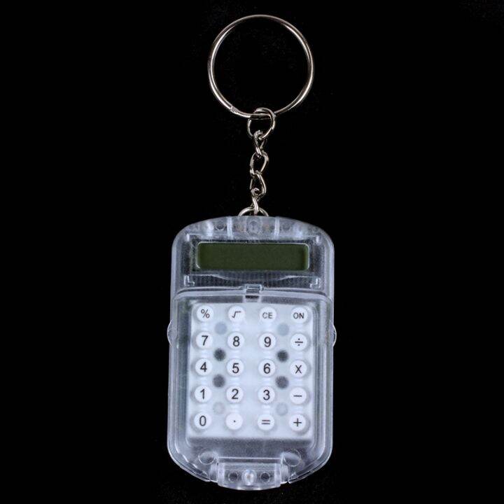 clear-plastic-casing-8-digits-electronic-mini-calculator-w-keychain