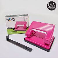 NIVO เครื่องเจาะกระดาษ 2 รู No.100 สีชมพู