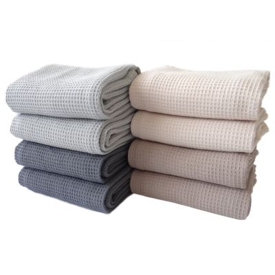 ☽۞ 1 Pc 100 Cotton Table Napkin Waffle Weave Designed Tea Towel Dish Cloth Multi-Purpose Kitchen Cleaning Towels