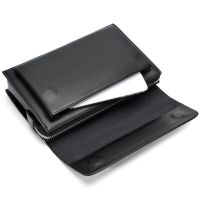 New Mens Business Wallet Password Lock Handbag PU Leather Moneybag Billfold Multi Card Bag Letter Organizer Cover Black