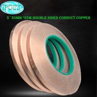 3~50mm *30M Double Sided Conduct Copper Foil Tape EMI Mask Electromagnetic Shielding double side conductive copper foil tape