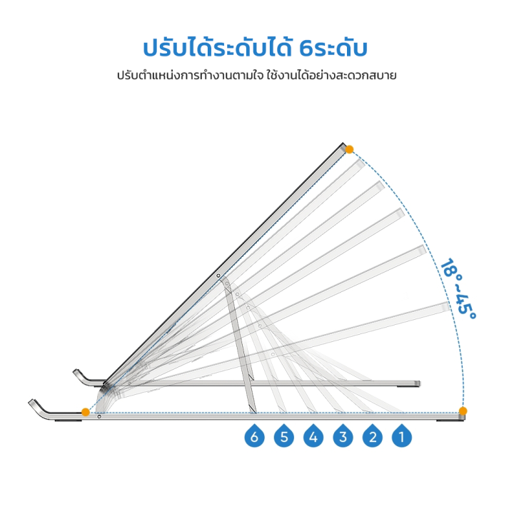 xppen-acs05-ขาตั้ง-สำหรับเมาส์ปากกา-หน้าจอวาดภาพ-ปรับได้-6-ระดับ-พับเก็บได้