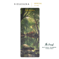 SIRAVANA เสื่อโยคะยางพารา PU Matt Coco รุ่น The Forest 5mm