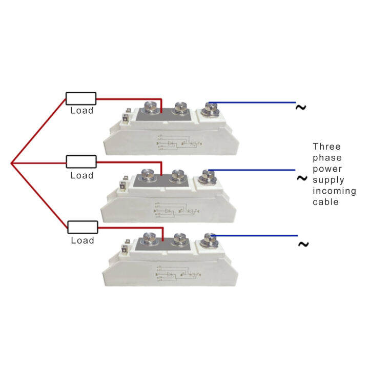 ไทริสเตอร์1600v-วงจรเรียงกระแส3ขั้วสำหรับแหล่งจ่ายไฟ