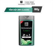 Tắm gội 2 trong 1 Romano Classic 180g