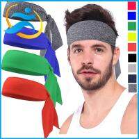 AGONIE SPORTS Unisex หมวกกลางแจ้ง อุปกรณ์ออกกำลังกายเทนนิส Jogging Sport Sweatband ที่คาดผมสำหรับเล่นกีฬา กิ๊บติดผมโยคะ ที่คาดผมโจรสลัด