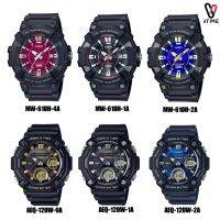 CASIO นาฬิกาผู้ชายสายเรซิน รุ่น AEQ-120W และ MW-610H