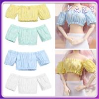 YANY ของใหม่ เสื้อผ้าตุ๊กตา DIY สำหรับตุ๊กตาขนาด30ซม. เสื้อผ้าแฟชั่น เสื้อแขนสั้น สวมใส่สบาย เสื้อกระโปรง