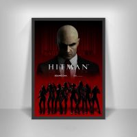 โปสเตอร์ศิลปะเกม Hitman โปสเตอร์ผ้าใบพิมพ์ภาพฝาผนังตกแต่งบ้าน (ไร้กรอบ)