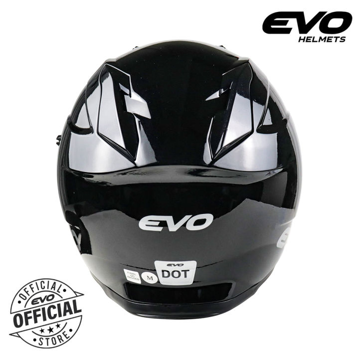EVO VXR-5000 Plain Modular Dual Visor Helmet Motorcycle with Free Clear ...