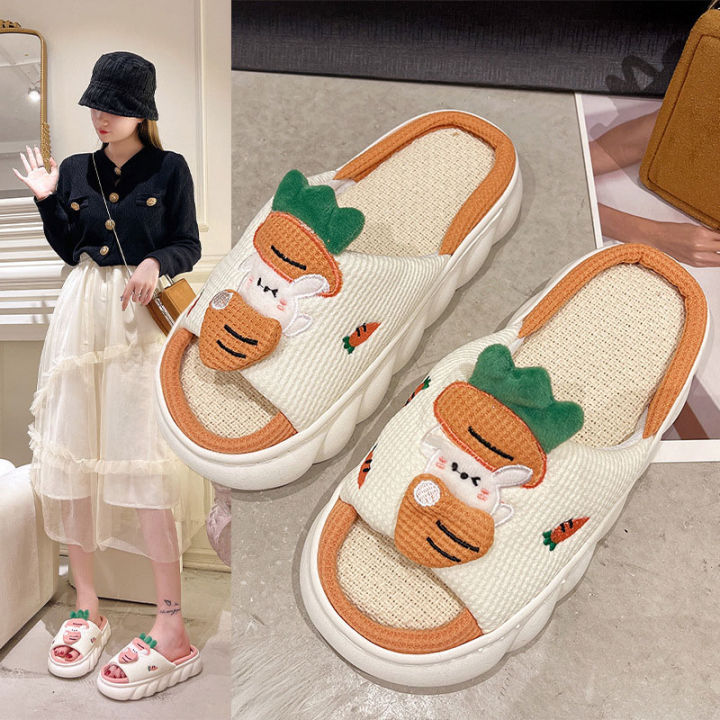 qiaoyiluo-prowow-รองเท้าแตะใส่ในบ้าน-รองเท้าหน้าร้อน-รองเท้ากันน้ำ-รองเท้าแต่แฟชั่น