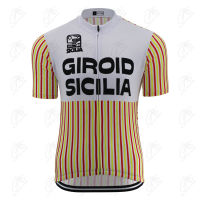 Summer Men Tour Italy Cycling Jersey Retro Bicycle Shirt Cycling Clothing Road MTB Bike Jersey Mountain Short Maglia Ciclismo