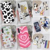 เคสสำหรับ Samsung Note 10 Plus เคสซิลิโคนฝาครอบด้านหลังเนื้อนิ่ม TPU รูปการ์ตูนหมีดอกไม้แมวน่ารักปกรูปดอกเดซี่เคสโทรศัพท์สำหรับ Samsung กาแล็คซี่ Note10 + Plus เคสเคสเคสกันกระแทก