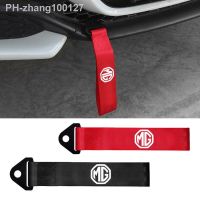 Car Styling Auto Trailer Rope Nylon Trailer Belt Emblem Decal Accessories For MG MG3 MG5 MG7 TF ZR ZS ES HS EZS GS Morris 3 MG6