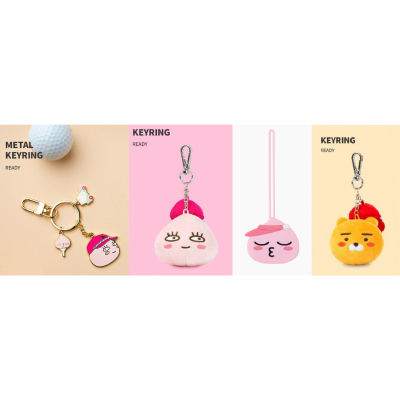 【SALE!!! Pre-order】 KAKAO FRIENDS  Golf  Keyring/ Keychain/ Name tag Apeach Ryan z1