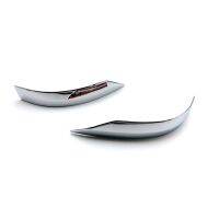 1Pair ABS Chrome Silver Side Rearview Mirror Strip Cover Trims Sticker for LA900S LA910S 2020-2022