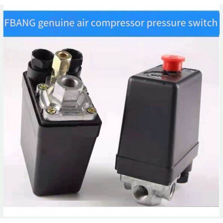 Air compressor air pressure switch control valve vertical single hole