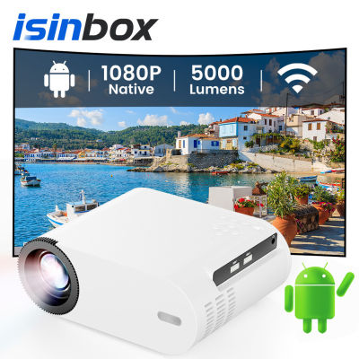iSinbox X5  projector โปรเจคเตอร์ mini โฮมโปรเจคเตอร์ โปรแจ็คเตอร์ เครื่องฉาย projector 4k wifi android เครื่องฉายหนัง โปรเจคเตอร์ bluetooth โปรเจคเตอร์มือถือ