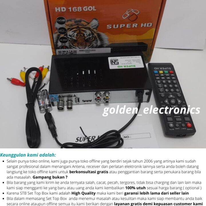 STB SET TOP BOX TV DIGITAL TERBAIK ORIGINAL Lazada Indonesia