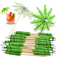 500 PCS Drink Umbrellas Cocktail Picks Coconut Palm Parasol Toothpicks Fruit Picks Cupcake Toppers Party Decor Wholesale XB