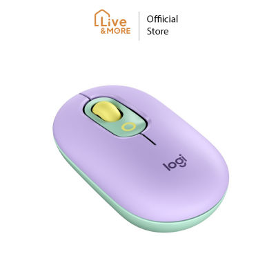 [มีประกัน] Logitech โลจิเทค POP MOUSE with Emoji Wireless &amp; Bluetooth สี Daydream Mint