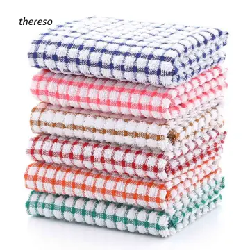 3 pcs/set Kitchen Towels 38x63cm High-quality Waffle cleaning cloths Cotton  dry towel kitchen dish cloth