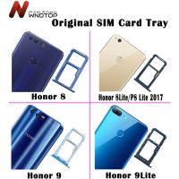 สำหรับ Huawei Honor 9การ์ดที่ใส่ถาด Micro Honor 8ช่อง Sd อะแดปเตอร์เต้าเสียบสำหรับ Huawei Honor 9 Lite Sim ชิ้นส่วนถาดใส่ซิม